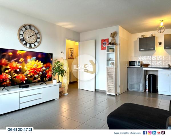 Chalon-sur-Saône (71100) Appartement T2 | 56 m² | Balcon