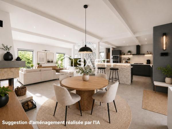 Le confort d'une vie de plain-pied dans un écrin de verdure.