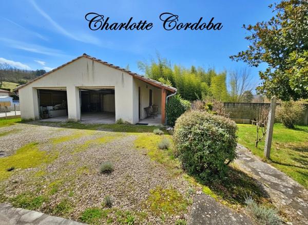 ✨ Maison plain-pied 90 m² de 3 chambres avec jardin de 1920 m² et bois – Feugarolles