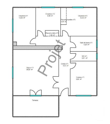 Maison à vendre  6 pièces - 154,40 m 2   CAGNES SUR MER  - 06