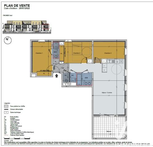 Appartement à vendre 4 pièces 93 m² Claix