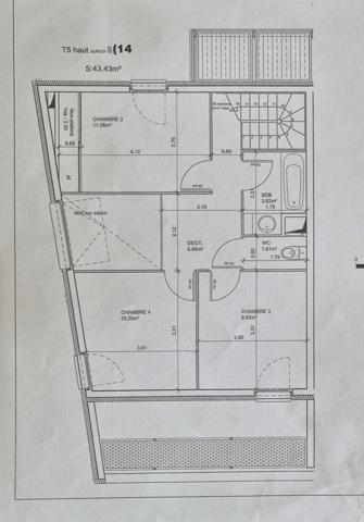 Appartement T5 en duplex avec terrasse et vue montagne – Calme, lumière et verdure – Grenoble