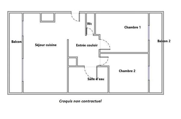 Appartement
         3 pièces
        - 74 m² Exclusivité 700 000 € *