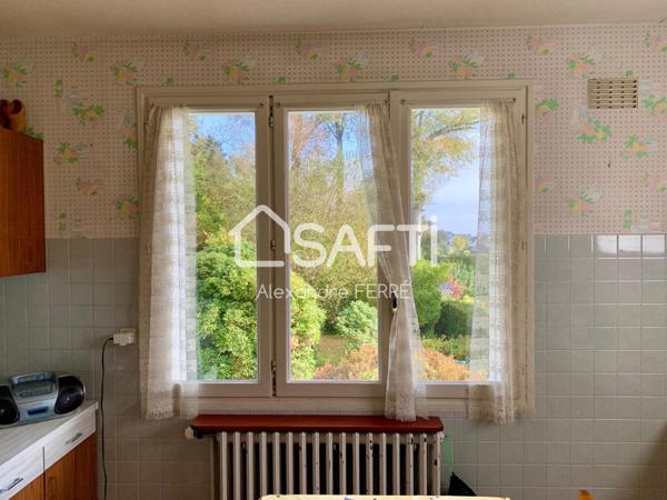 Maison familiale avec beau jardin à rénover