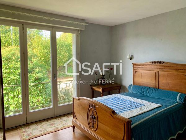 Maison familiale avec beau jardin à rénover