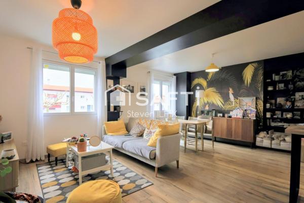 Appartement de 85 m², 3 chambres, grande pièce de vie