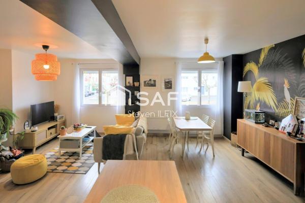 Appartement de 85 m², 3 chambres, grande pièce de vie