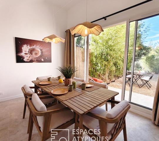 Appartement contemporain avec jardin