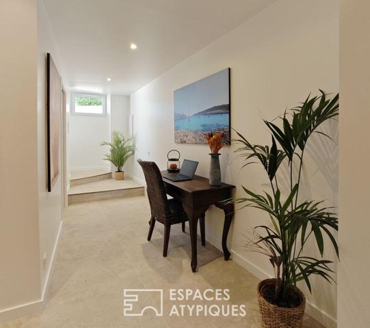 Appartement contemporain avec jardin