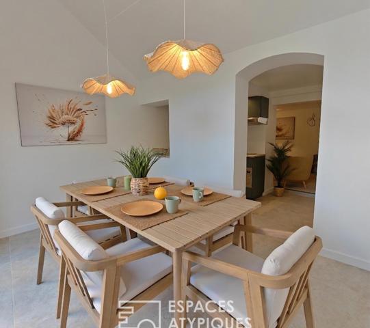 Appartement contemporain avec jardin