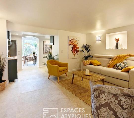 Appartement contemporain avec jardin