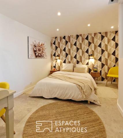 Appartement contemporain avec jardin