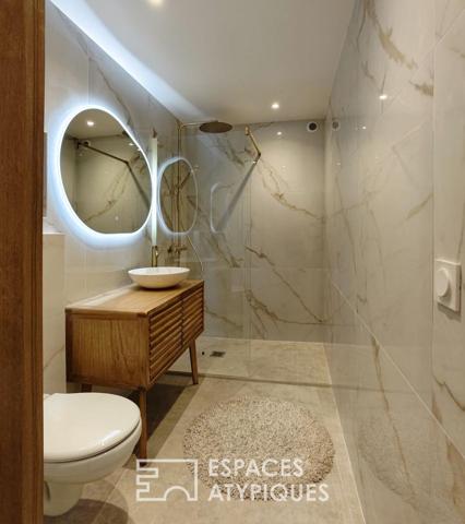 Appartement contemporain avec jardin