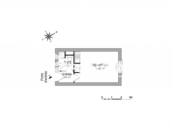 Location Studio 19.67 m² - 38 BOULEVARD DES BELGES La Roche Sur Yon 85000