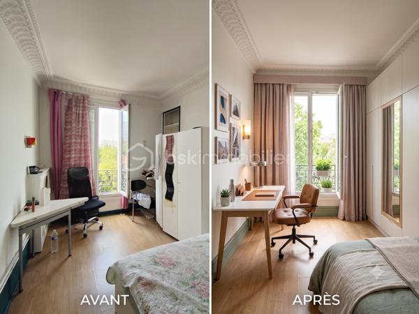 Idéalement situé rue Carnot à Noisy-le-Sec dans le quartier du Triangle d'Or, découvrez ce charmant appartement 3 pièces de 50,88 m² (51,21 m² au sol), lumineux et à l'agencement fonctionnel mettant en valeur son beau parquet et ses moulures au plafond.

Il se compose comme suit: 
Entrée  (7,92 m²) : Un bel espace d'accueil desservant de manière fluide l'ensemble des pièces.
Pièce de vie (11,95 m²) : Un séjour agréable et lumineux.
Espace nuit : Deux belles chambres spacieuses de 11,80 m² (côté rue) et 11,74 m² (côté cour).
Cuisine séparée (4,70 m²) : Indépendante et fonctionnelle.
Sanitaires : Salle de bains et WC indépendants.

Annexe : Une cave privative vient compléter ce bien, offrant un espace de stockage appréciable.

L'appartement est situé dans un quartier calme et résidentiel de Noisy-le-Sec, à proximité de toutes les commodités : commerces, écoles, transports en commun RER E 8 min à pied, tramway T1, bus (105 et 143).

N'hésitez pas à me contacter pour organiser une visite !