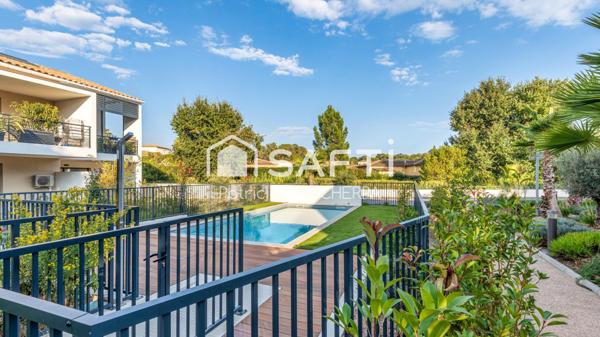 Appartement F3 au calme + piscine proche centre ville