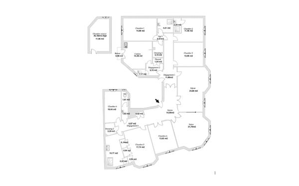 Appartement à vendre    8 pièces • 224,03 m2 Lyon 6