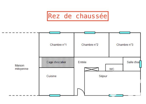 Maison à vendre 4 pièces 82 m² Le Pêchereau