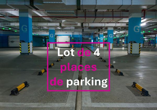Lot de 4 places de parking // INVESTISSEMENT LOCATIF // 75012