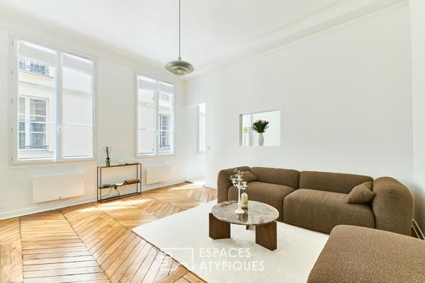 Appartement repensé par architecte – Richelieu-Drouot