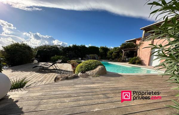 Villa T5 avec piscine et VUE MER - 20144 STE LUCIE DE PORTO-VECCHIO  - CORSE  DU SUD - FRANCE
