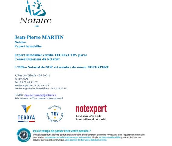 MOISSAC : centre ville, proche gare, maison T4, 3 chambres,  90 m2, et garage (45m2), jardin 140 m2.