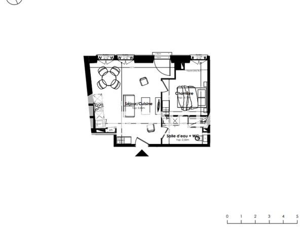 Location Appartement 2 pièces 44.23 m² - La Rochelle 17000