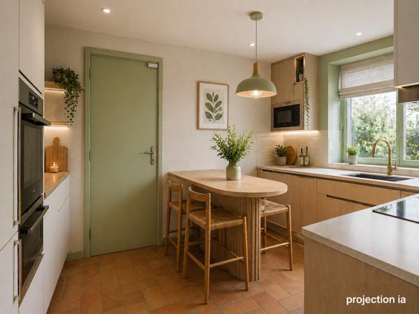 MAISON 4 CHAMBRE SEMI PLAIN PIED JARDIN ET DOUBLE GARAGE