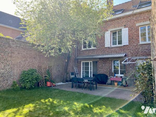 A vendre, SECLIN, maison 1955 rénovée, 4 chambres, dressing, jardin clos