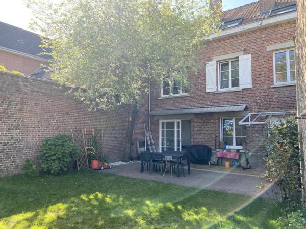 A vendre, SECLIN, maison 1955 rénovée, 4 chambres, dressing, jardin clos