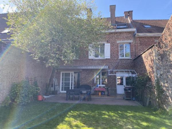 A vendre, SECLIN, maison 1955 rénovée, 4 chambres, dressing, jardin clos