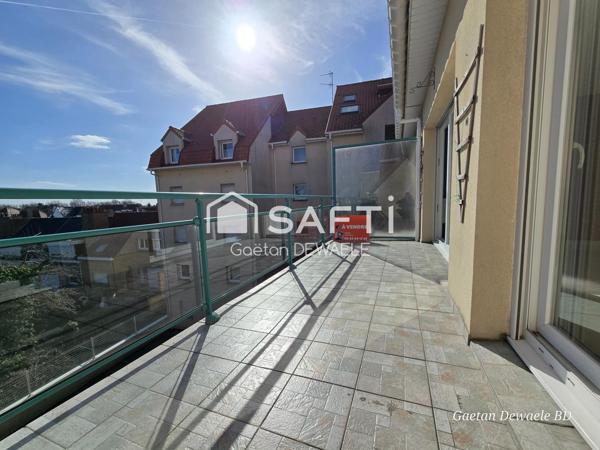 Duplex lumineux, terrasse sud, parking, plage
