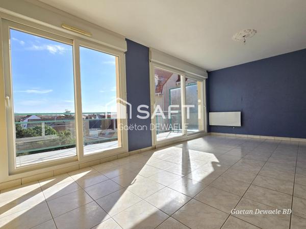 Duplex lumineux, terrasse sud, parking, plage