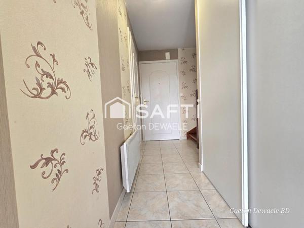 Duplex lumineux, terrasse sud, parking, plage