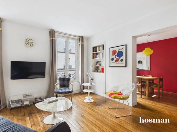 Appartement 4 pièces - 74m² Carrez - Rue Lamarck, Paris 18ème - Lamarck Caulaincourt