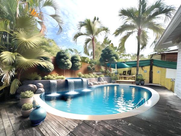 A VENDRE A KOUROU (GUYANE FRANCAISE) UNE BELLE MAISON T4 de 105 m² - TERRAIN DE 291 m² AU PRIX DE 215 000 €.