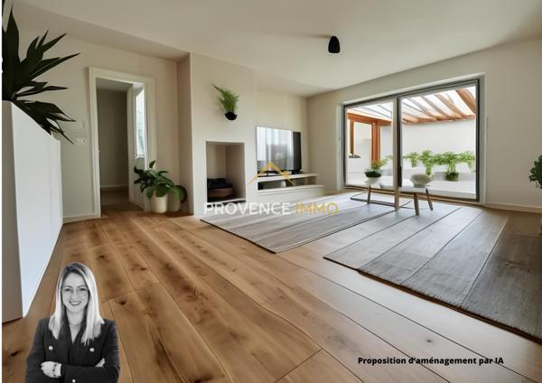 Pélissanne (13330) Appartement de standing T4 à Pélissanne — Coup de cœur entre campagne et ville