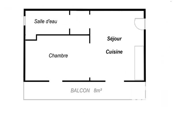 Appartement à vendre 2 pièces 29 m² Saint-Mandrier-sur-Mer