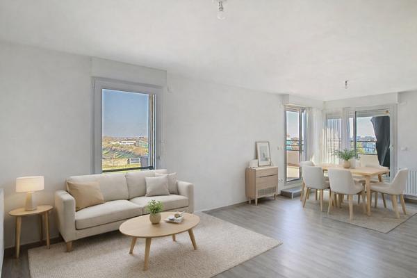 Appartement à vendre Angers, 3 chambres, dernier étage avec ascenseur, deux terrasses, double box