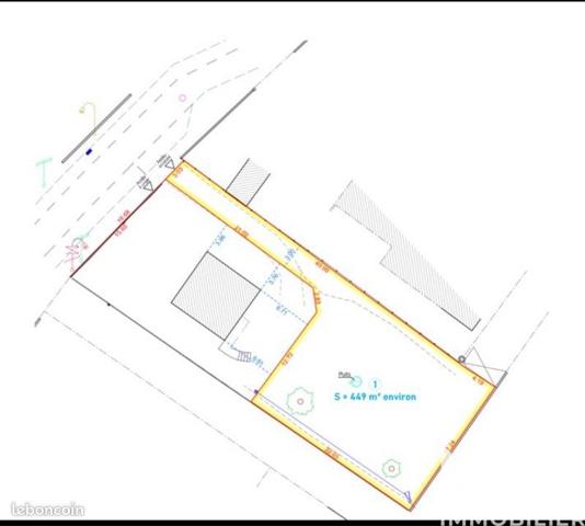 Terrain à vendre 449 m² Saint-Michel-Chef-Chef