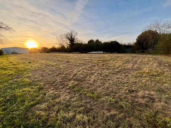 Dpt Hautes Pyrénées (65), à vendre TRIE SUR BAISE Terrain à bâtir borné de 2470 m² au calme et proche du centre-ville