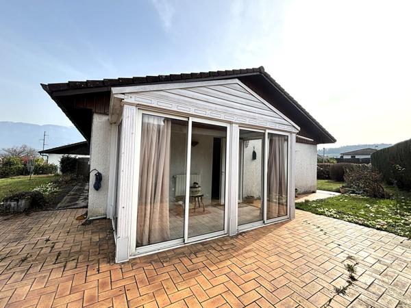 RARE à la vente - Maison de plain-pieds sur les premières hauteurs à 5 minutes du centre de La Motte-Servolex