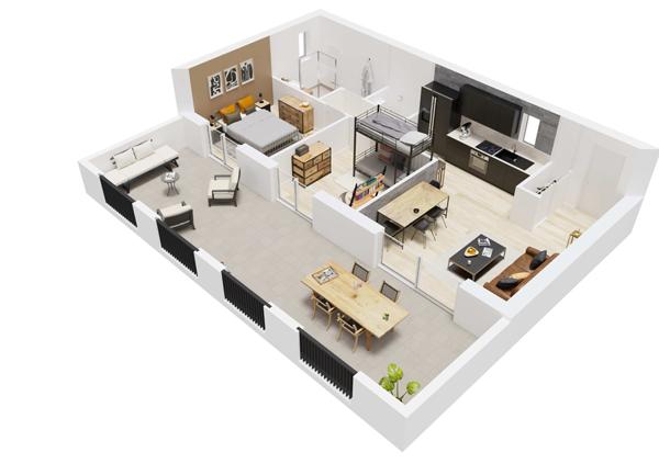 Nouveau programme à Propriano : T3 avec grandes terrasses et parking Propriano (20110)