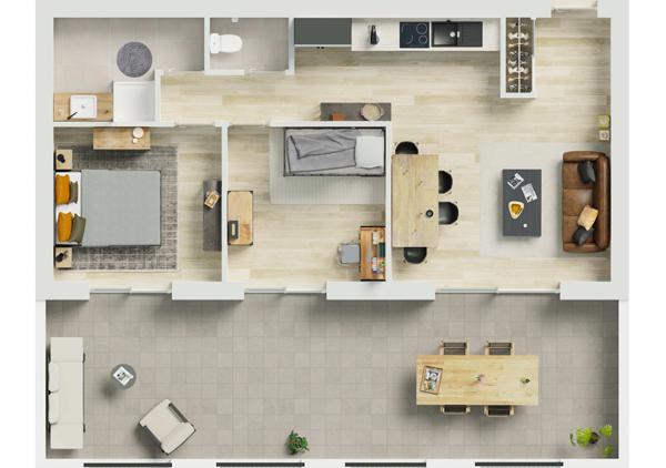 Nouveau programme à Propriano : T3 avec grandes terrasses et parking Propriano (20110)