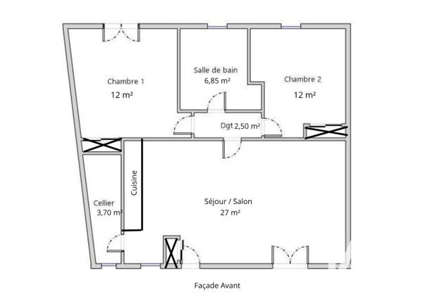 Maison à vendre 3 pièces 64 m² Hourtin