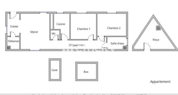 Appartement 3 pièces - 67 m²