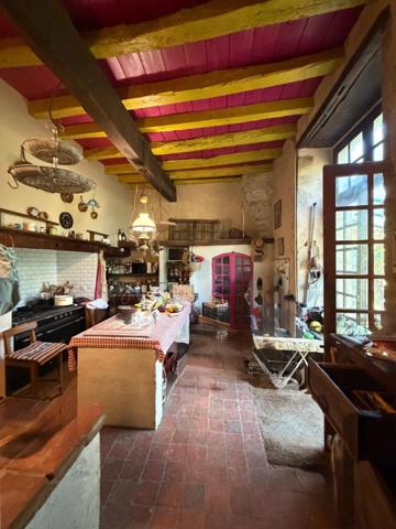 MARCIAC(32): ancienne SEIGNEURIE avec BEAU CHATEAU XIV sur 3,5ha, cachée, au bout du chemin, sans voisin, en campagne, 500m2 habitables, piscine chauffée, découvrez les riches heures des seigneurs