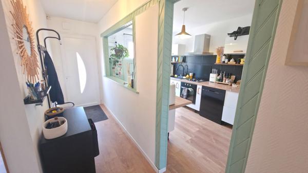 Maison  non mitoyenne 3 chambres avec vie de plain-pied, garage et stationnement à SAINT NAZAIRE quartier MEAN PENHOET