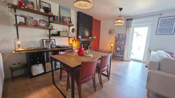 Maison  non mitoyenne 3 chambres avec vie de plain-pied, garage et stationnement à SAINT NAZAIRE quartier MEAN PENHOET