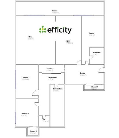 Appartement 3 pièces - 75 m²